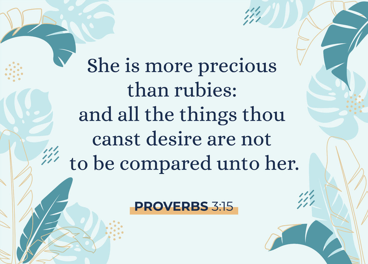 Proverbs 3:15